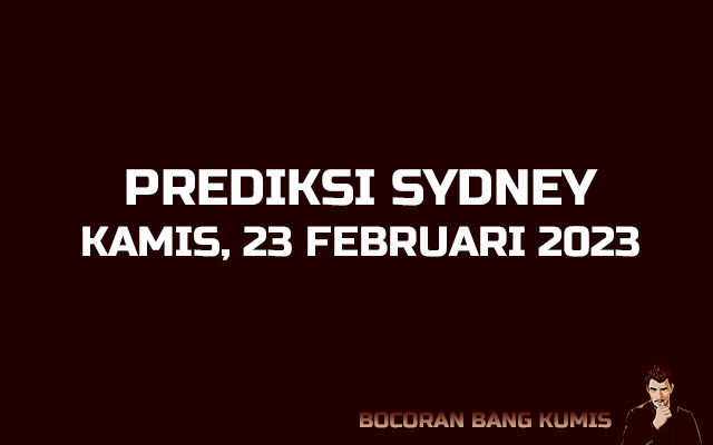 Prediksi Togel Sydney 23 Februari 2023